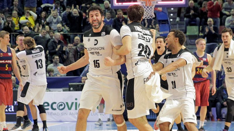 Dominion Bilbao protagoniza la primera sorpresa de la Copa al eliminar al Barça (72-73)