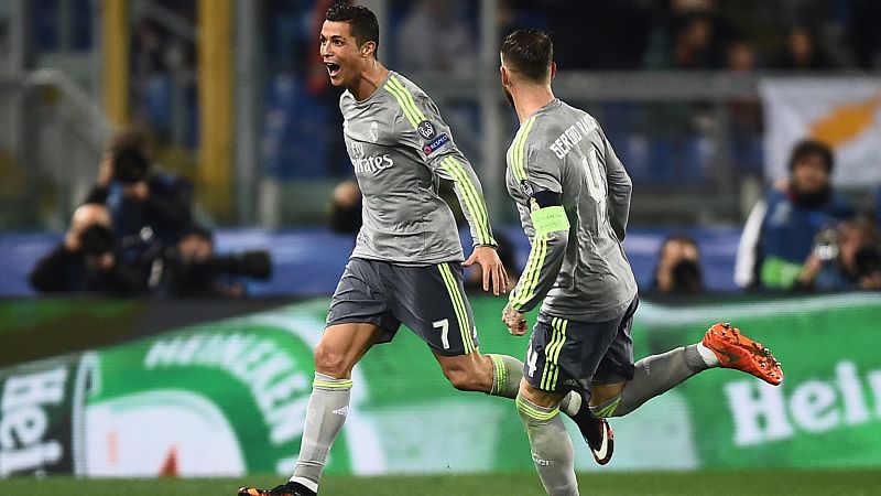 El Madrid conquista Roma con dos zarpazos