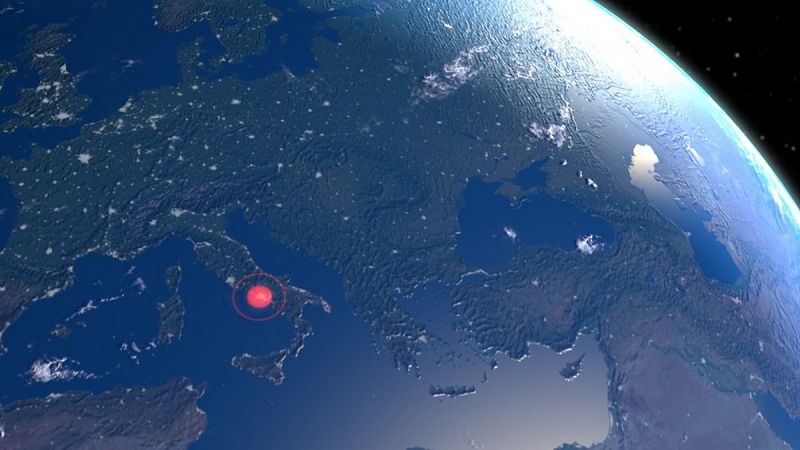 Simulan en ordenador la erupción volcánica que asoló Europa hace 39.000 años