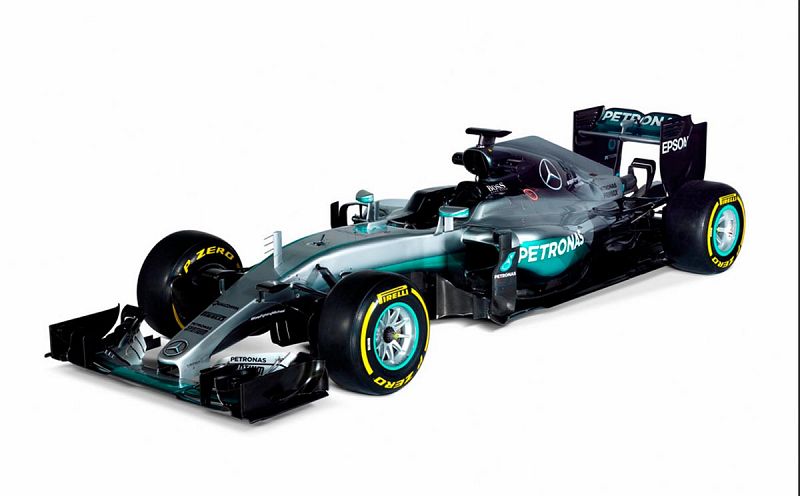 Mercedes presenta el F1 W07 Hybrid para la nueva temporada