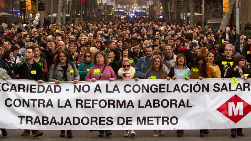 La huelga del Metro de Barcelona marca el inicio del Mobile World Congress