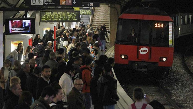 La huelga del Metro de Barcelona de este miércoles, con más servicios mínimos que la del lunes