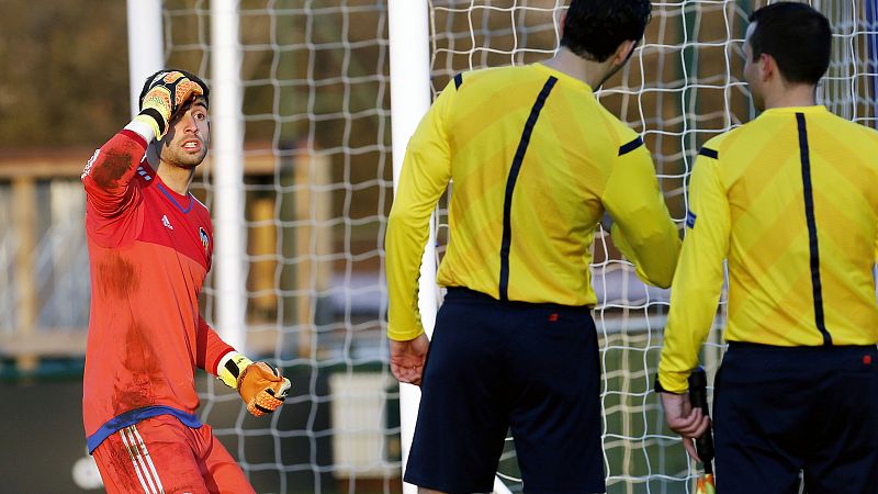 El Valencia recurrirá el gol de penalti que el árbitro no vio en la UEFA Youth League