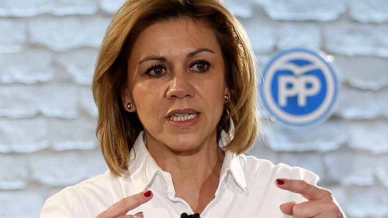 Cospedal afirma que el pacto PSOE-C's lleva encubierto un referéndum en Cataluña