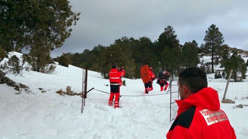 Mueren dos senderistas que se perdieron en Castellón a causa del temporal y rescatan con vida a su compañero