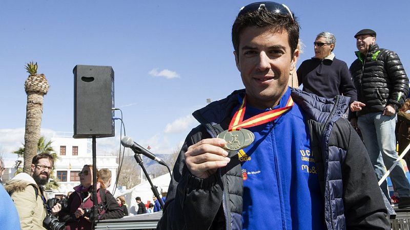 Miguel Angel López, campeón de España y mínima olímpica en los 50 km marcha
