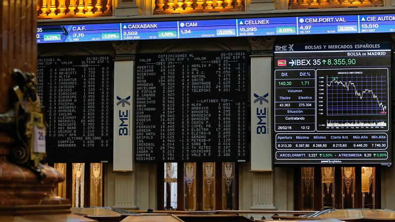 El IBEX 35 cierra el mes de febrero con una caída del 4%