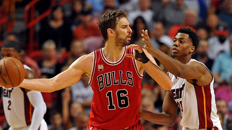 Whiteside destrozó a Pau Gasol y sacan a los Bulls de los 'play-offs'