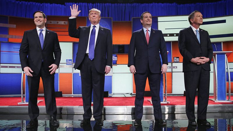 Rubio y Cruz siguen la estela de Romney y se lanzan contra Trump
