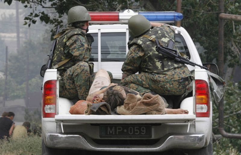 Georgia declara el estado de guerra por el conflicto con Rusia en Osetia del Sur