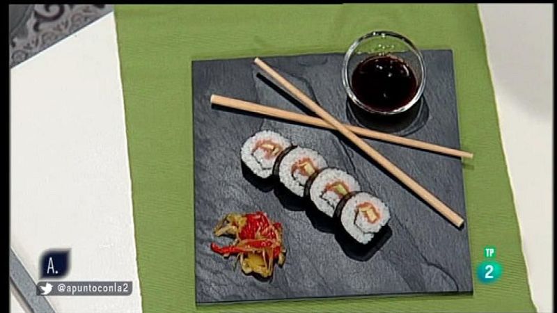 Receta de: Maki con aguacate y salm�n ahumado