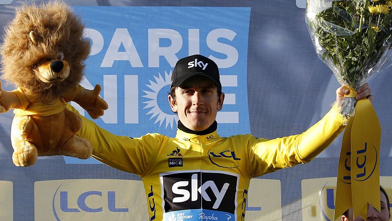 Geraint Thomas gana la París-Niza frente a Contador