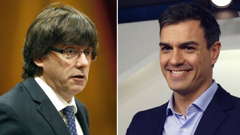 Sánchez trasladará a Puigdemont su rechazo al referéndum y a ser investido gracias a DiL y ERC