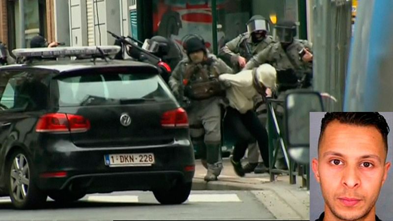 Salah Abdeslam, el terrorista huido de los atentados de París, es detenido en una gran redada en Bruselas