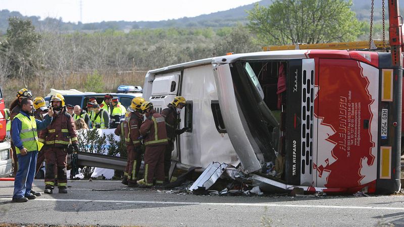 El accidente de autobús en Tarragona es uno de los más graves de los últimos años