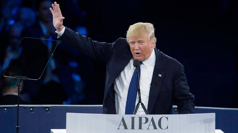 Trump garantiza un "vínculo irrompible" con Israel ante las acusaciones de "neutralidad" con respecto a Palestina