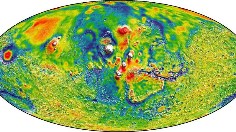 Un nuevo mapa revela el interior oculto del planeta Marte