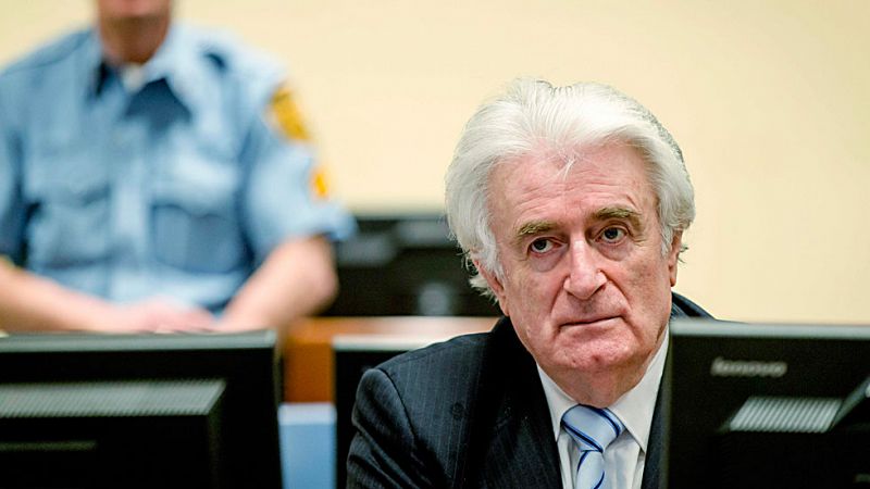 Karadzic, condenado a 40 años por genocidio y crímenes contra la humanidad