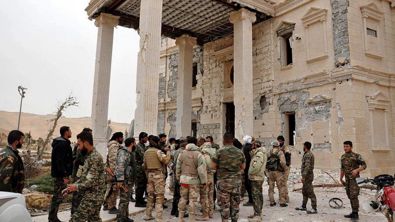 El Ejército sirio arrebata al EI el control de antigua ciudadela de Palmira