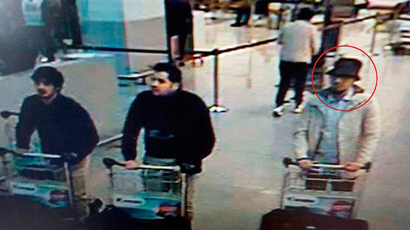 Identificado el tercer presunto terrorista del aeropuerto de Bruselas, según la prensa belga