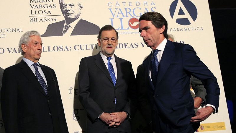 Aznar destaca delante de Rajoy que se necesitan "nuevos liderazgos" a la "altura de los desafíos" actuales