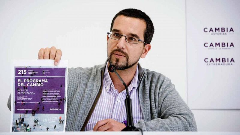 Pascual atribuye su cese como secretario de Organización de Podemos a "desacuerdos" con Iglesias