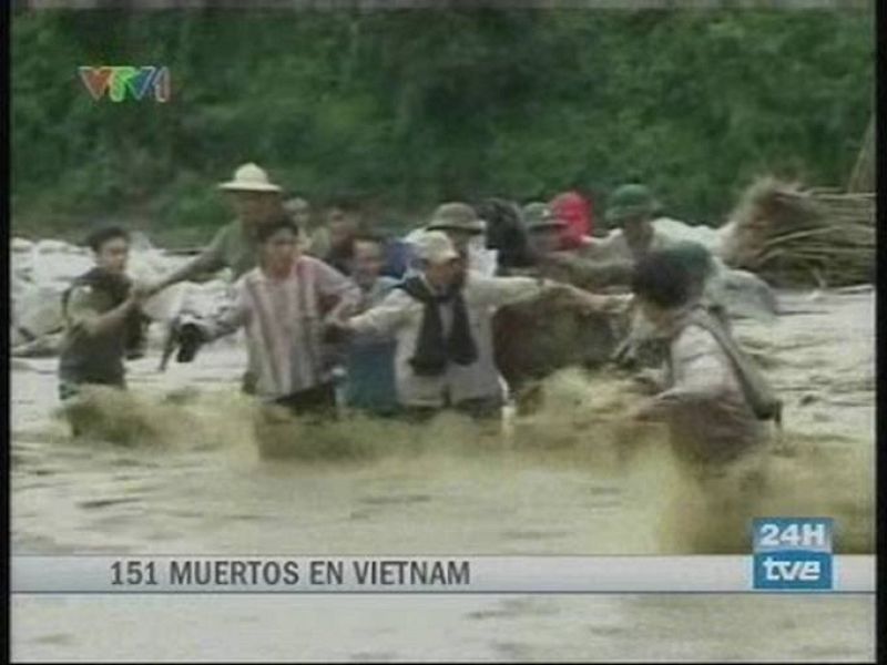 Se elevan a 151 los muertos por las inundaciones y los deslizamientos de tierra en el norte de Vietnam