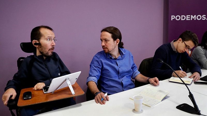 Podemos ratifica a Echenique como secretario de Organización y consultará a las bases un posible pacto de gobierno