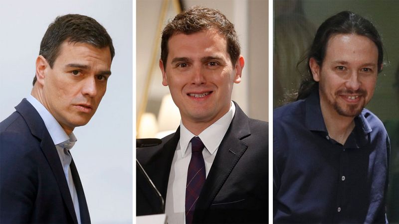 PSOE, Podemos y Ciudadanos se reunirán este jueves en el Congreso