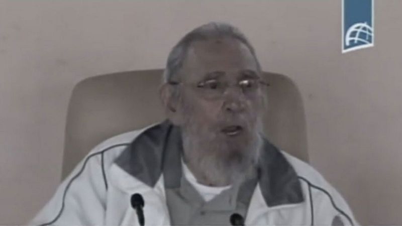 Fidel Castro reaparece en público en un homenaje a la fallecida Vilma Espín