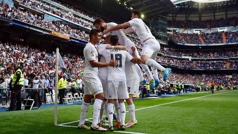 El Madrid se desahoga con el Eibar