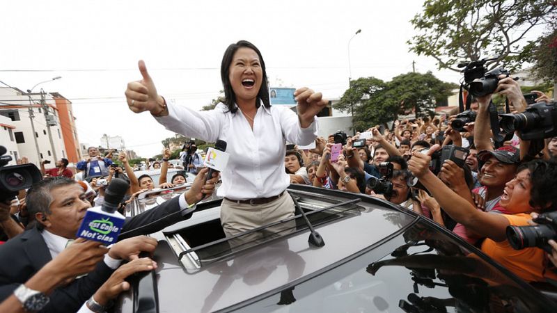 Keiko Fujimori vence en las elecciones de Perú pero tendrá que ir a una segunda vuelta para ser presidenta