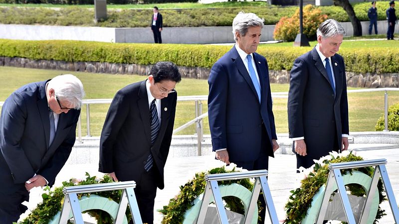 Los países del G7 reclaman "un mundo sin armas nucleares" en Hiroshima
