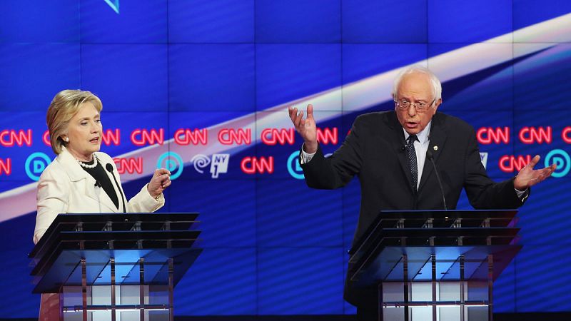 Clinton y Sanders protagonizan su debate más áspero antes de las elecciones en Nueva York