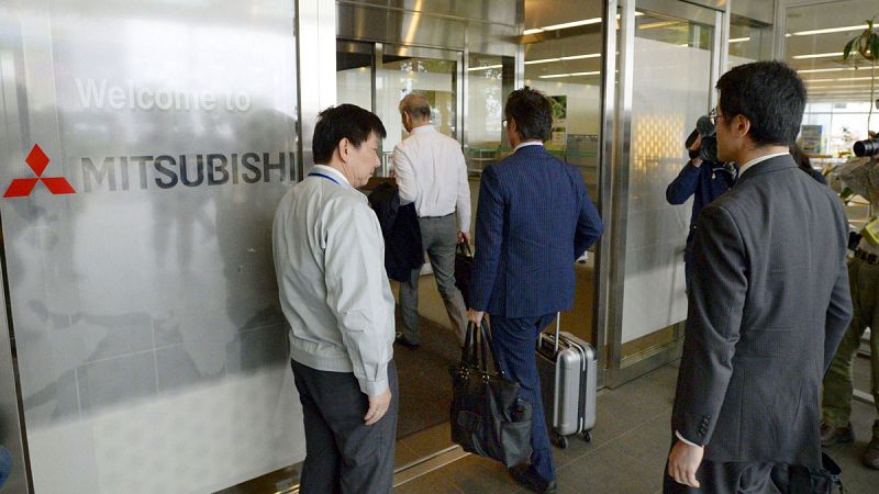 Las autoridades japonesas inspeccionan las oficinas de Mitsubishi por el falseo de datos