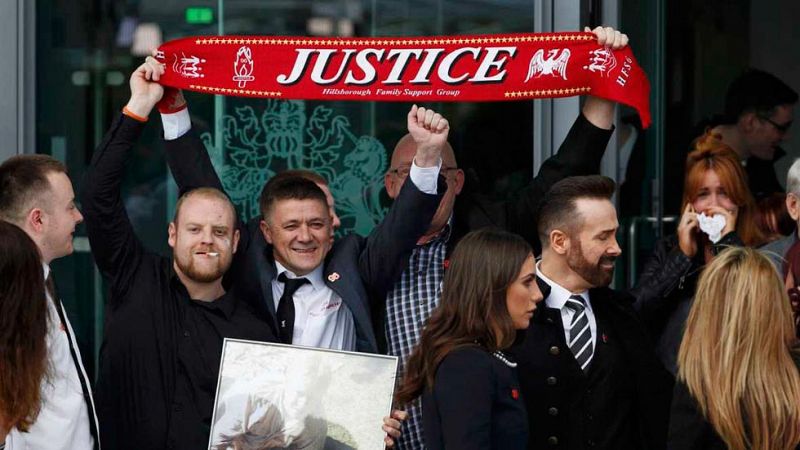 La justicia británica da la razón a las víctimas de la tragedia de Hillsborough