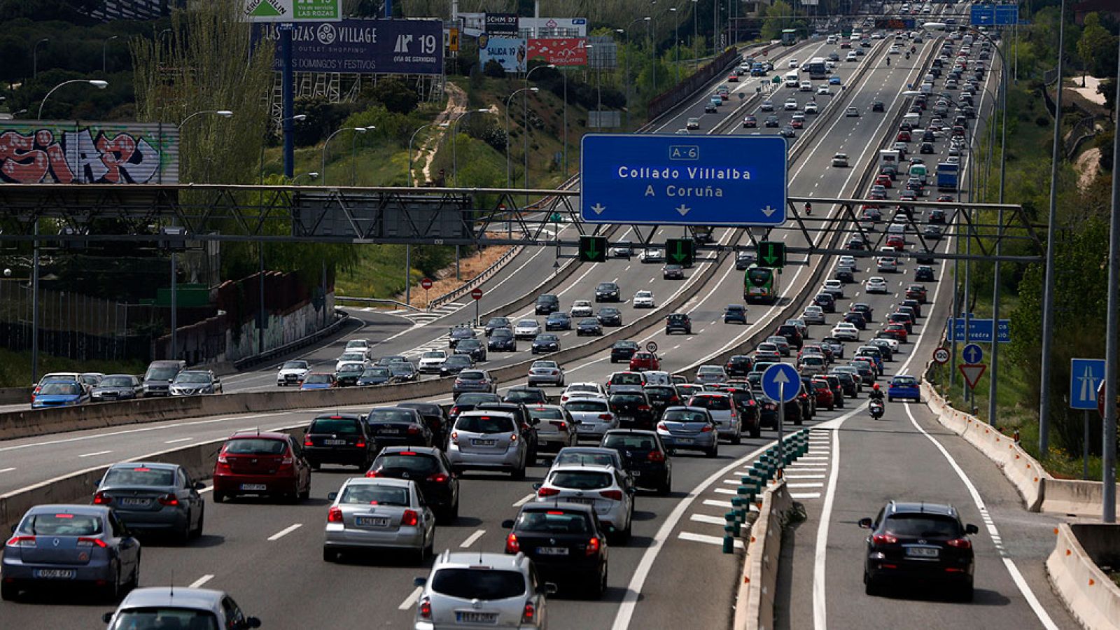 Casi cinco millones de desplazamientos en el dispositivo de Tráfico para el puente de mayo