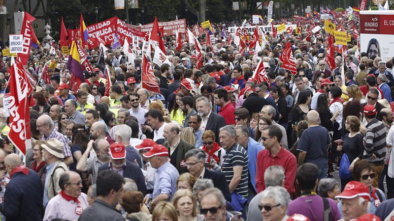 Ciudades de toda España se manifiestan para movilizar a la política "contra la pobreza salarial y social"