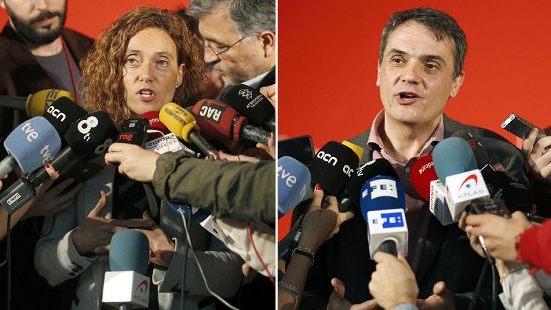 Batet y Martí presentan sus candidaturas para encabezar la lista del PSC el 26J