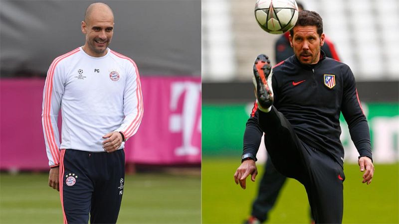 Guardiola vs. Simeone, duelo de estilos por una final de Champions