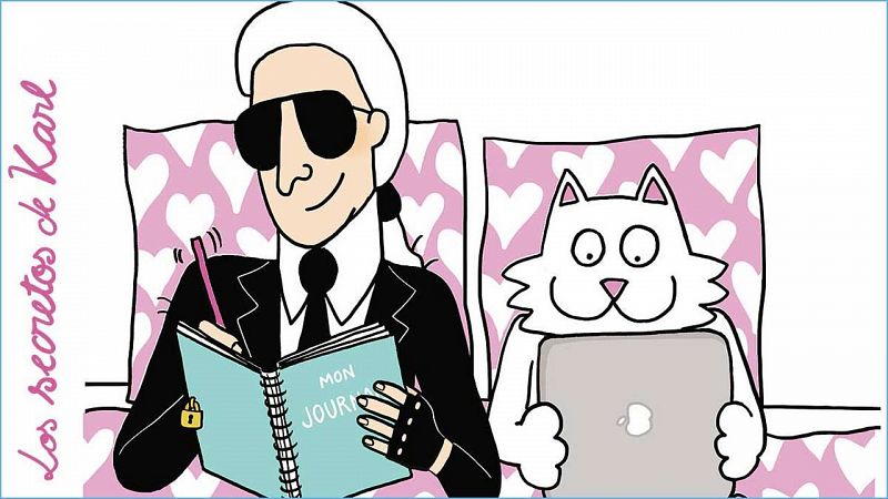 La vida de Karl Lagerfeld contada en un cómic