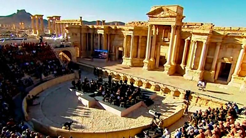 El teatro romano de Palmira cambia las ejecuciones del Estado Islámico por la música