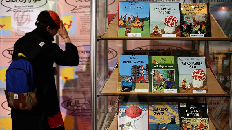 El plurilingüismo del universo Tintín, 70 versiones de insultos esdrújulos