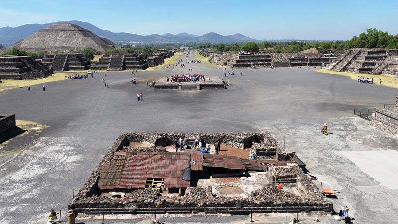 Descubiertas nuevas ruinas en la zona arqueológica de Teotihuacan, en México