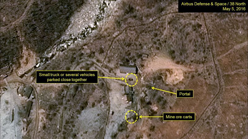 Imágenes por satélite muestran indicios de una posible prueba nuclear norcoreana
