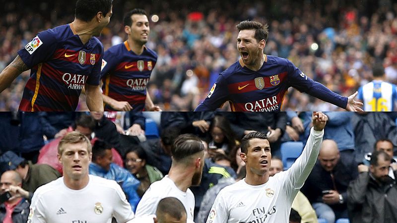 Barcelona y Real Madrid se jugarán la Liga en la última jornada