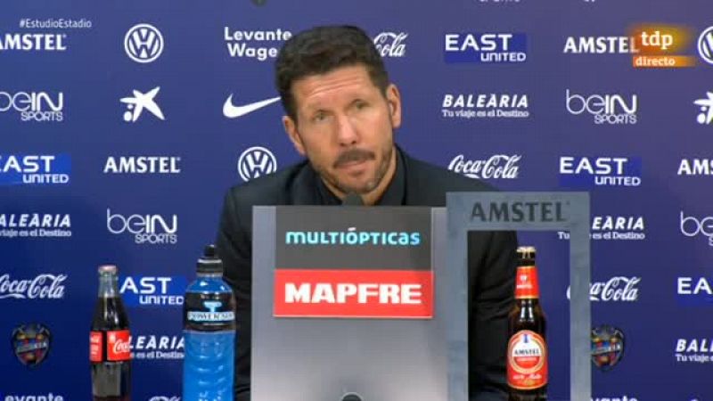 Simeone: "Hemos competido con los dos mejores hasta la última fecha"