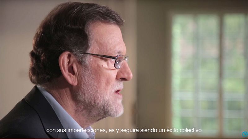Rajoy lanza la precampaña con un vídeo en el que ofrece "concordia" frente a una "alternativa extremista"