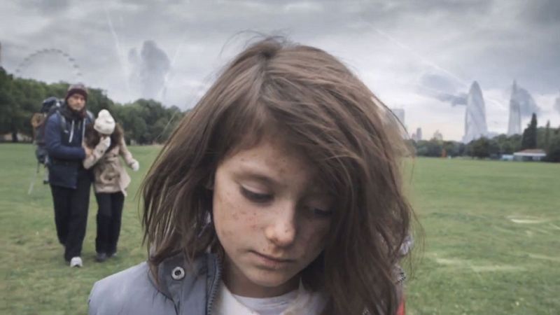 Así sería la travesía de una niña refugiada británica hasta Alemania