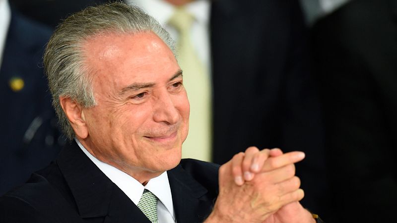 Temer presenta su nuevo gobierno y pide confianza en la democracia brasileña